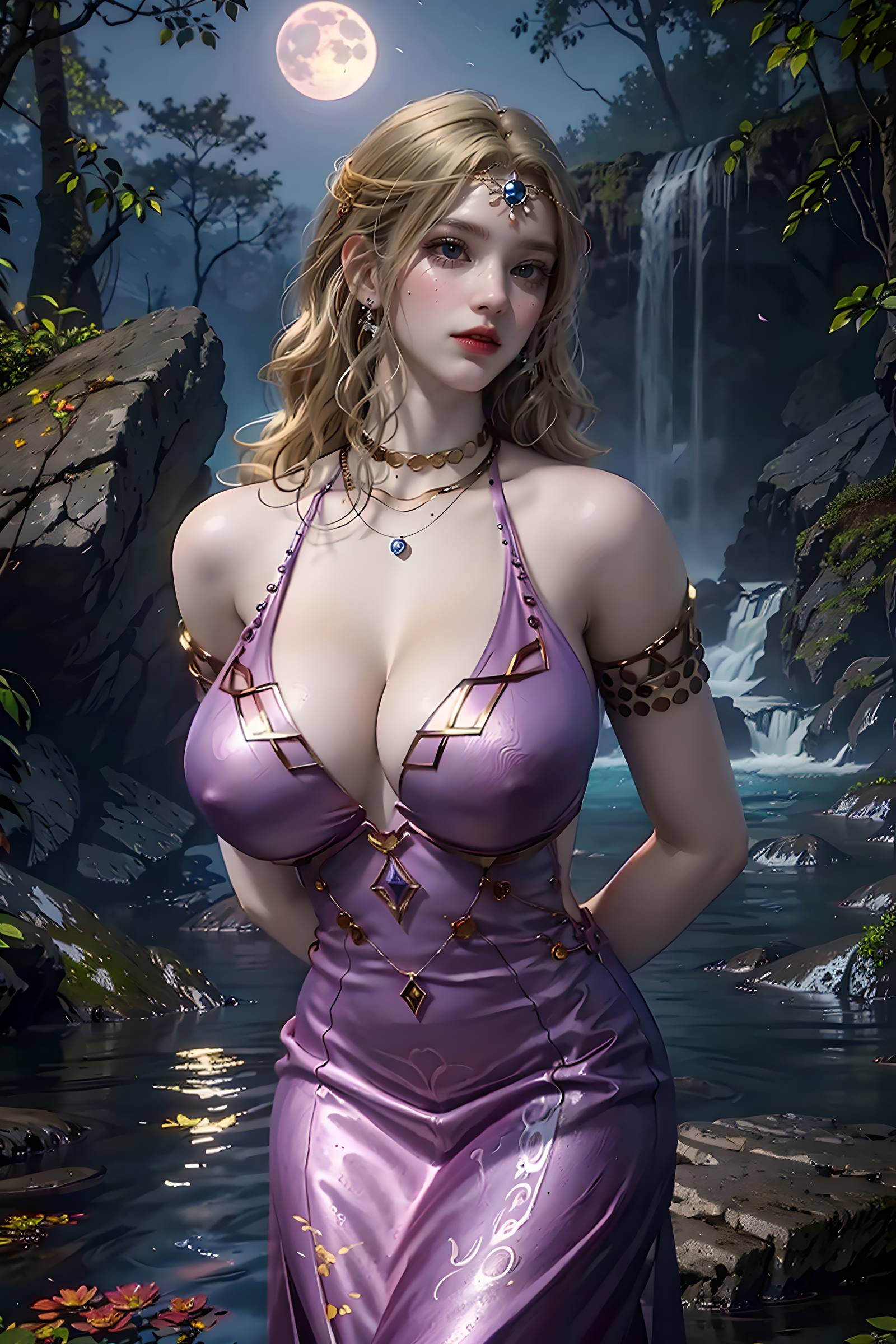 图片[7]-精选AI绘画 087 紫川-卡丹公主户外写真[22P]-草丛看图