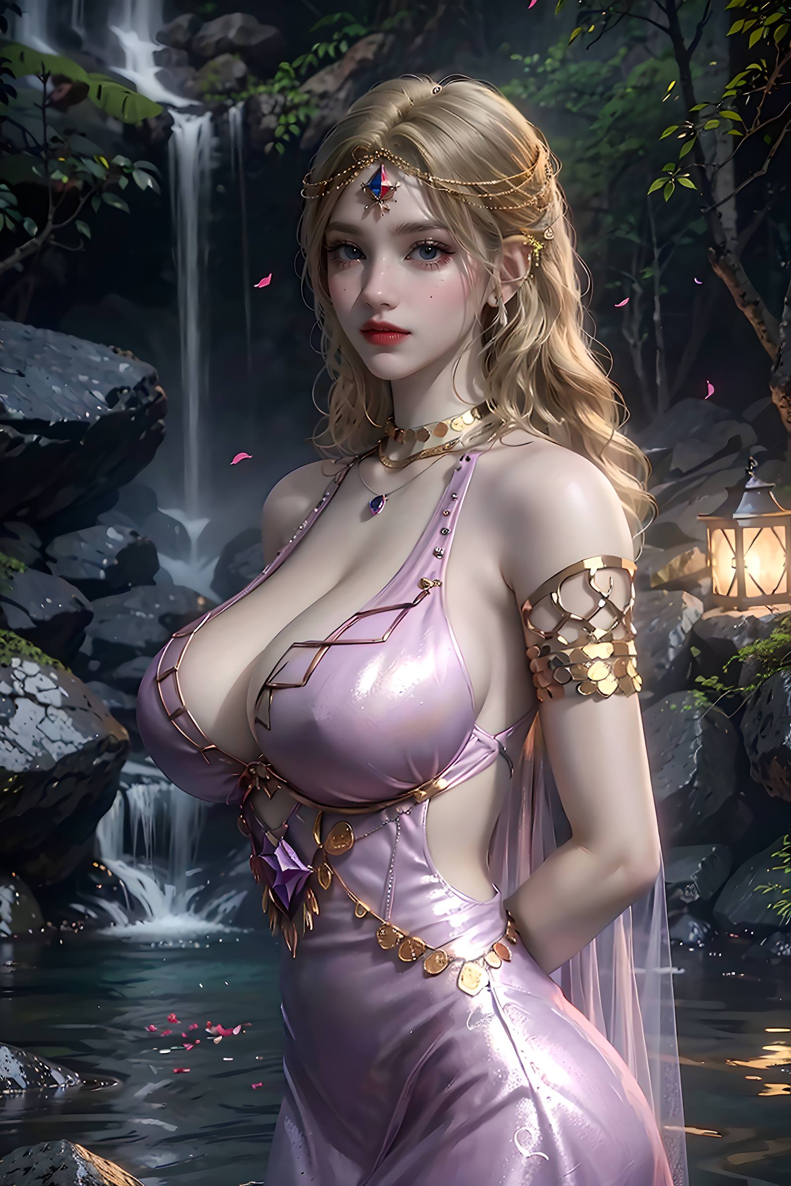 图片[8]-精选AI绘画 087 紫川-卡丹公主户外写真[22P]-草丛看图