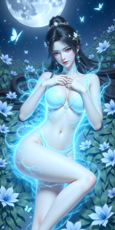 精选AI绘画 770 完美世界-清漪[19P]-草丛看图