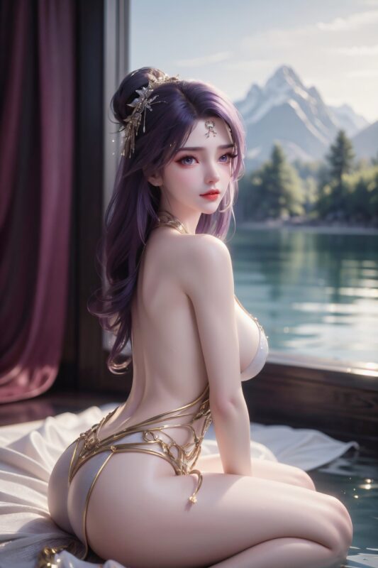 精选AI绘画 356 云曦[24P]-草丛看图