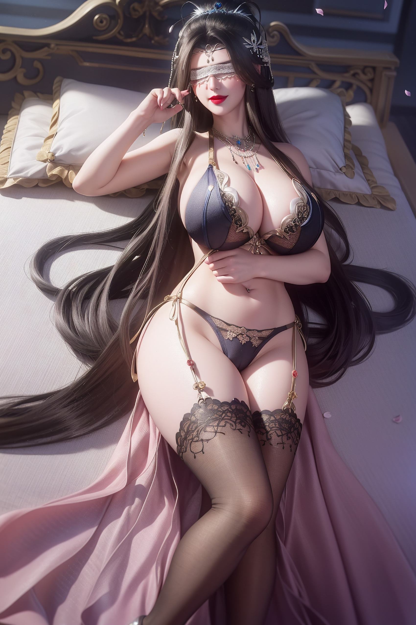 图片[6]-精选AI绘画 304 兰若巨汝双丝[37P]-草丛看图