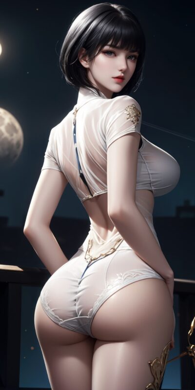 精选AI绘画 340 姬青[61P]-草丛看图