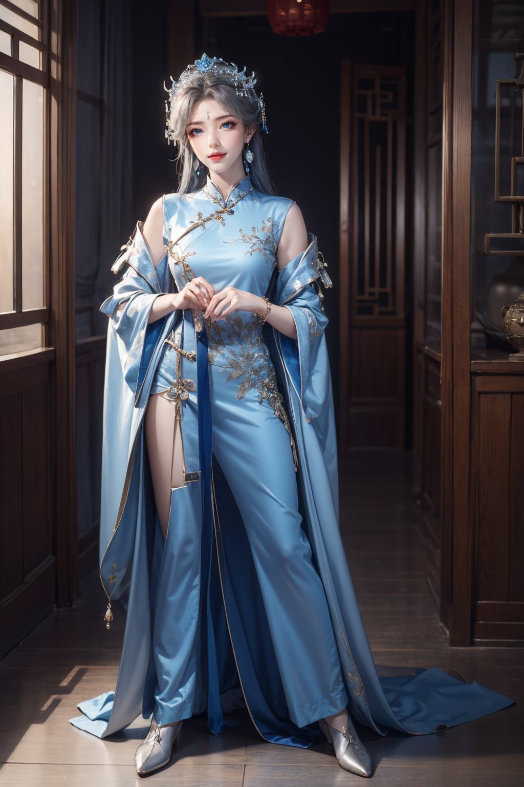 图片[1]-精选AI绘画 281 宁雨蝶[61P]-草丛看图