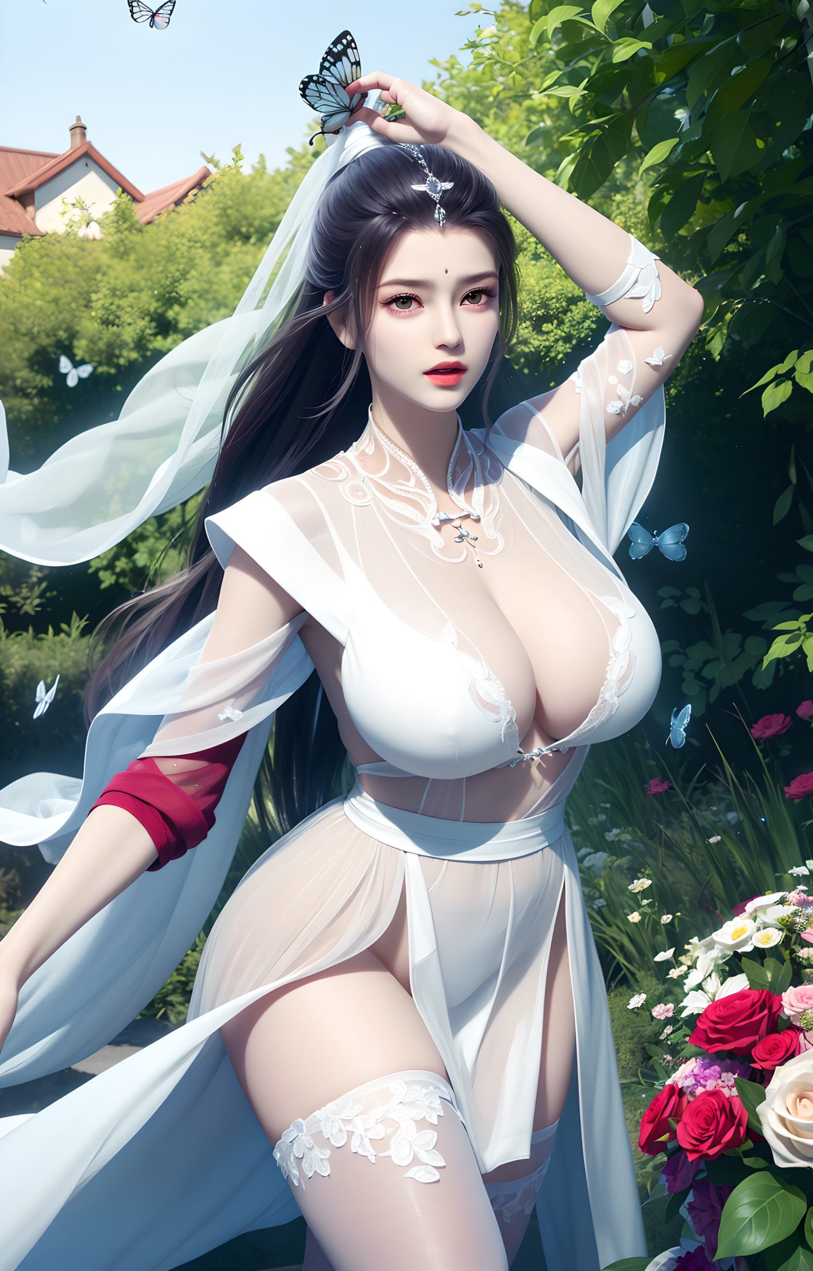 图片[8]-精选AI绘画 207 师兄啊师兄-有琴泫雅[9P]-草丛看图