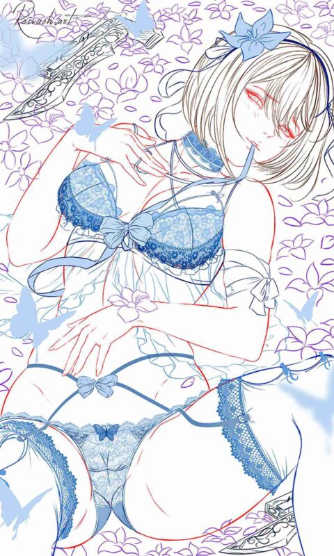 精选AI绘画 065 [Pixiv]reivash.art [186P]-草丛看图