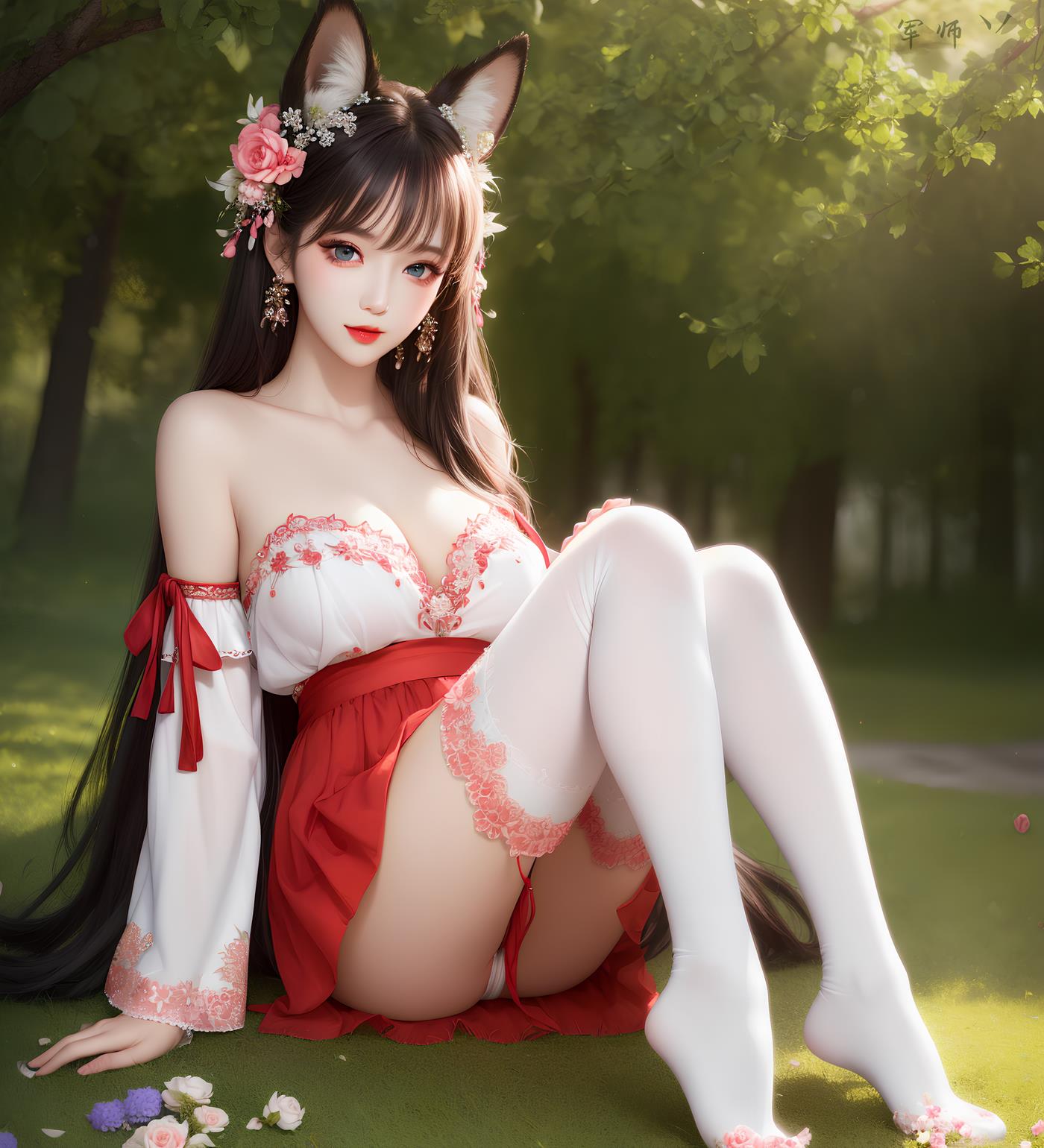 图片[4]-精选AI绘画 011 2K高清 狐狸解解 [146P]-草丛看图