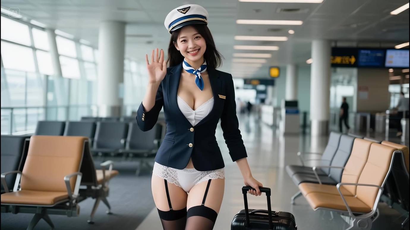 图片[7]-精选AI Video 058 客室乗务员の魅力的な瞬间 _ Captivating Moments of Flight Attendants 空姐的迷人瞬间[20P]-草丛看图