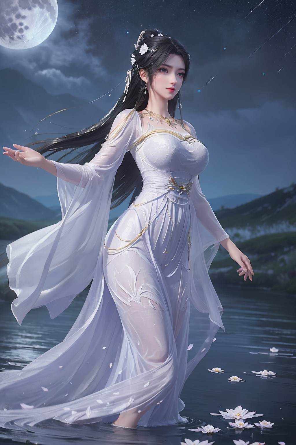 图片[1]-精选AI绘画 799 清漪[85P]-草丛看图