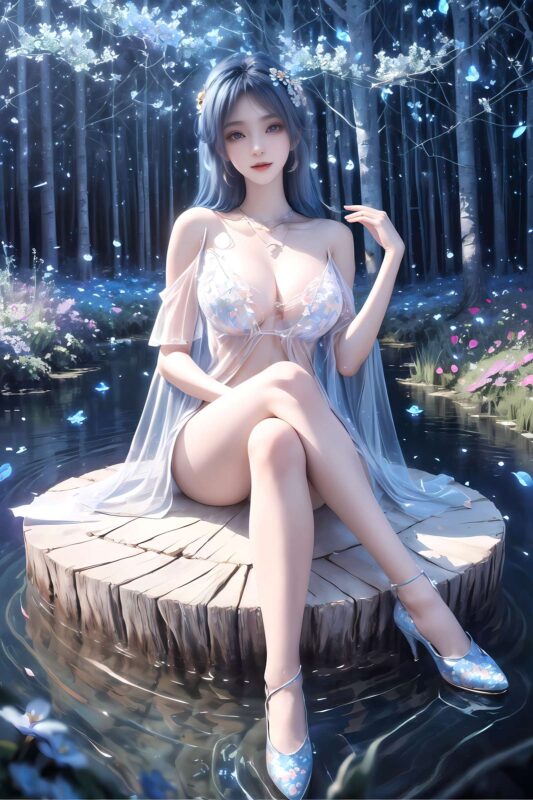 精选AI绘画 233 遮天-姬紫月[23P]-草丛看图