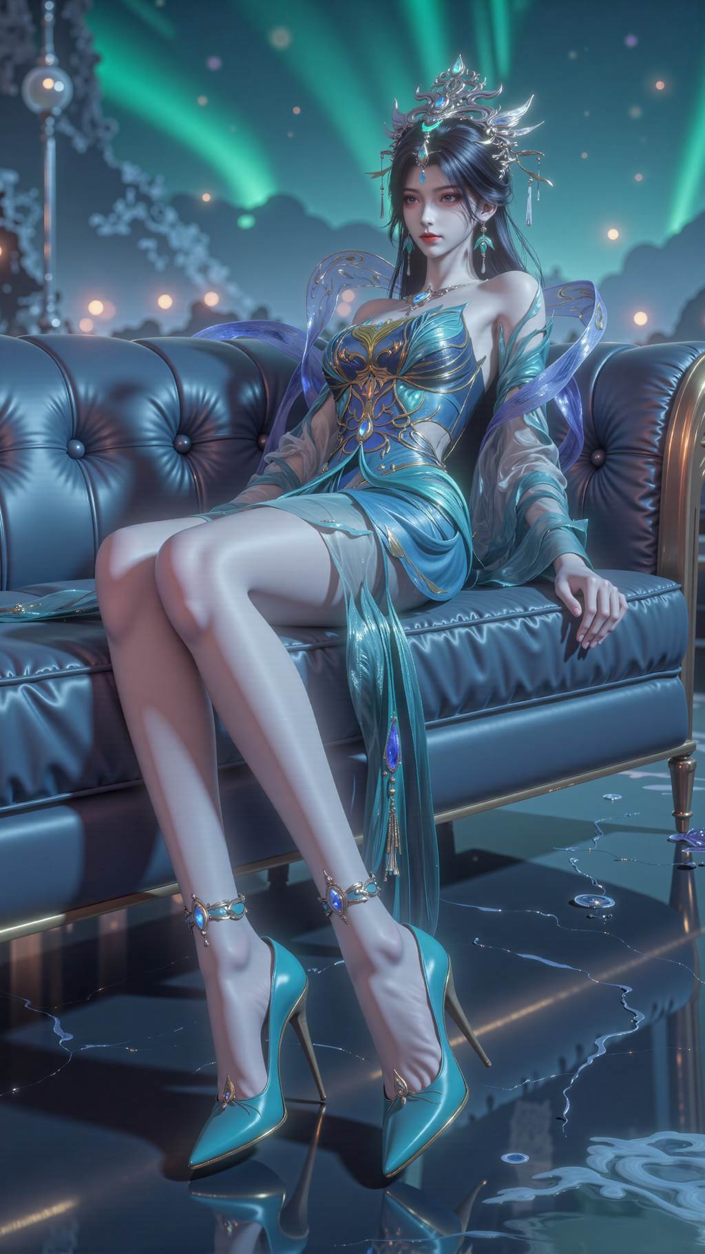 图片[4]-精选AI绘画 751 燕倾菲梅妃姜立 [16P]-草丛看图