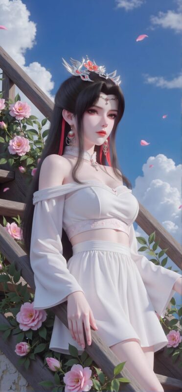 精选AI绘画 771 仙逆-柳眉[20P]-草丛看图