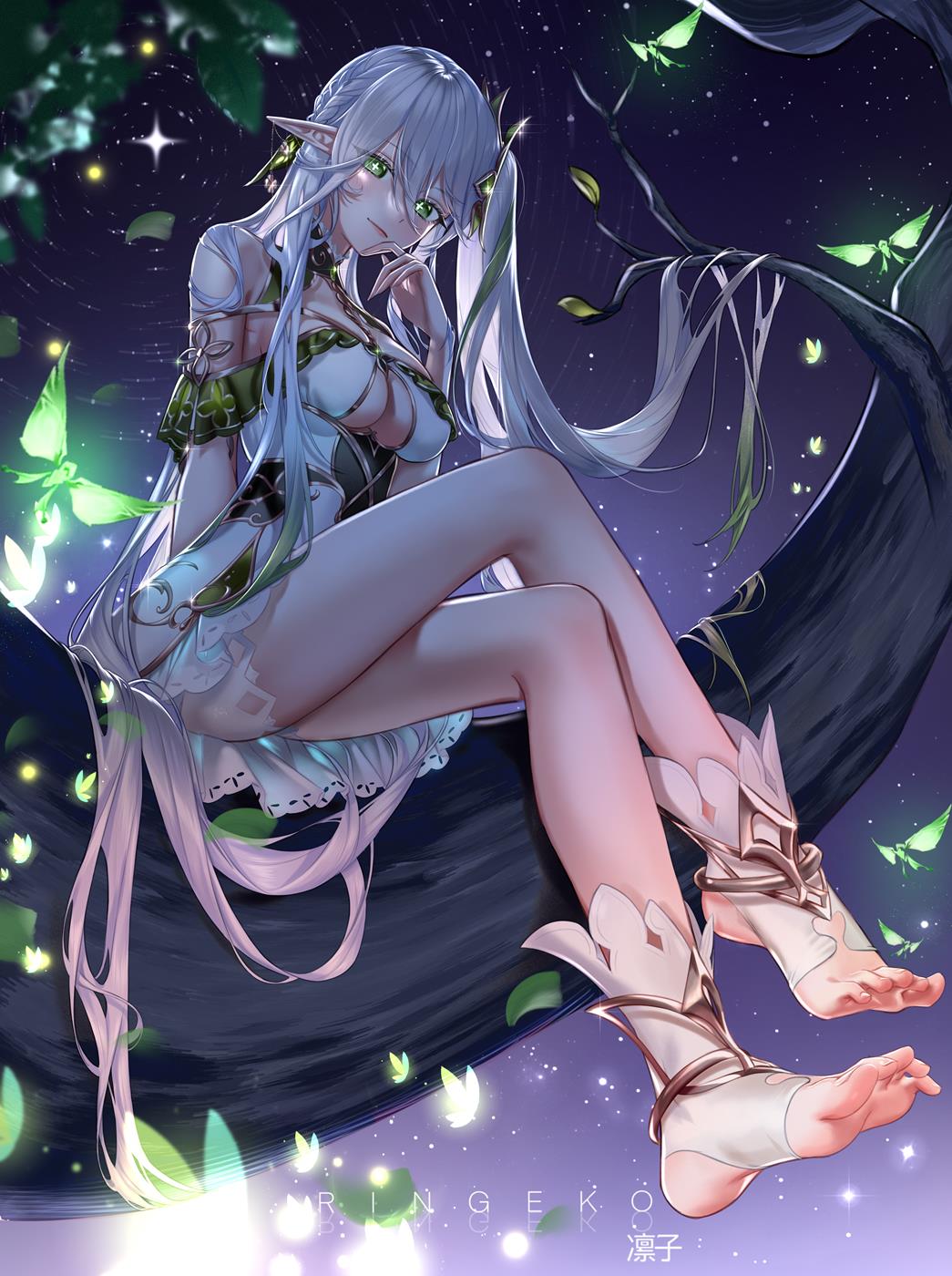 图片[5]-精选AI绘画 055画师ringeko 凛子 作品 2022.8-2023.9 [121P]-草丛看图