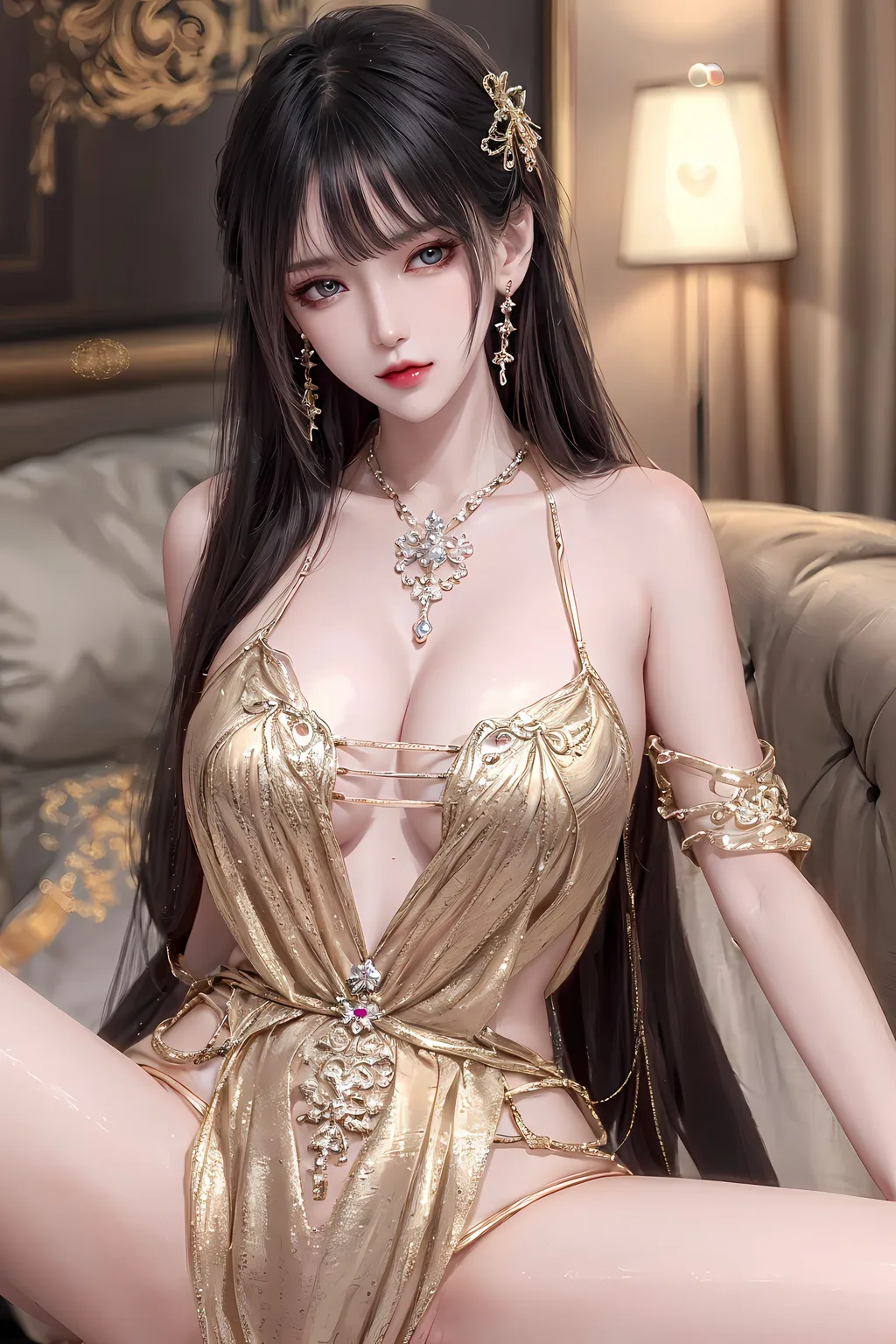 图片[1]-精选AI绘画 892 武娘精致礼服[54P]-草丛看图