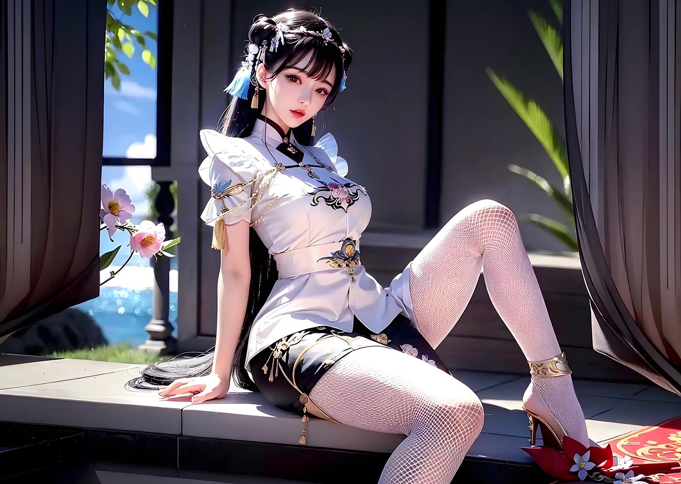 图片[3]-精选AI绘画 005 高清古风女装图[53P]-草丛看图