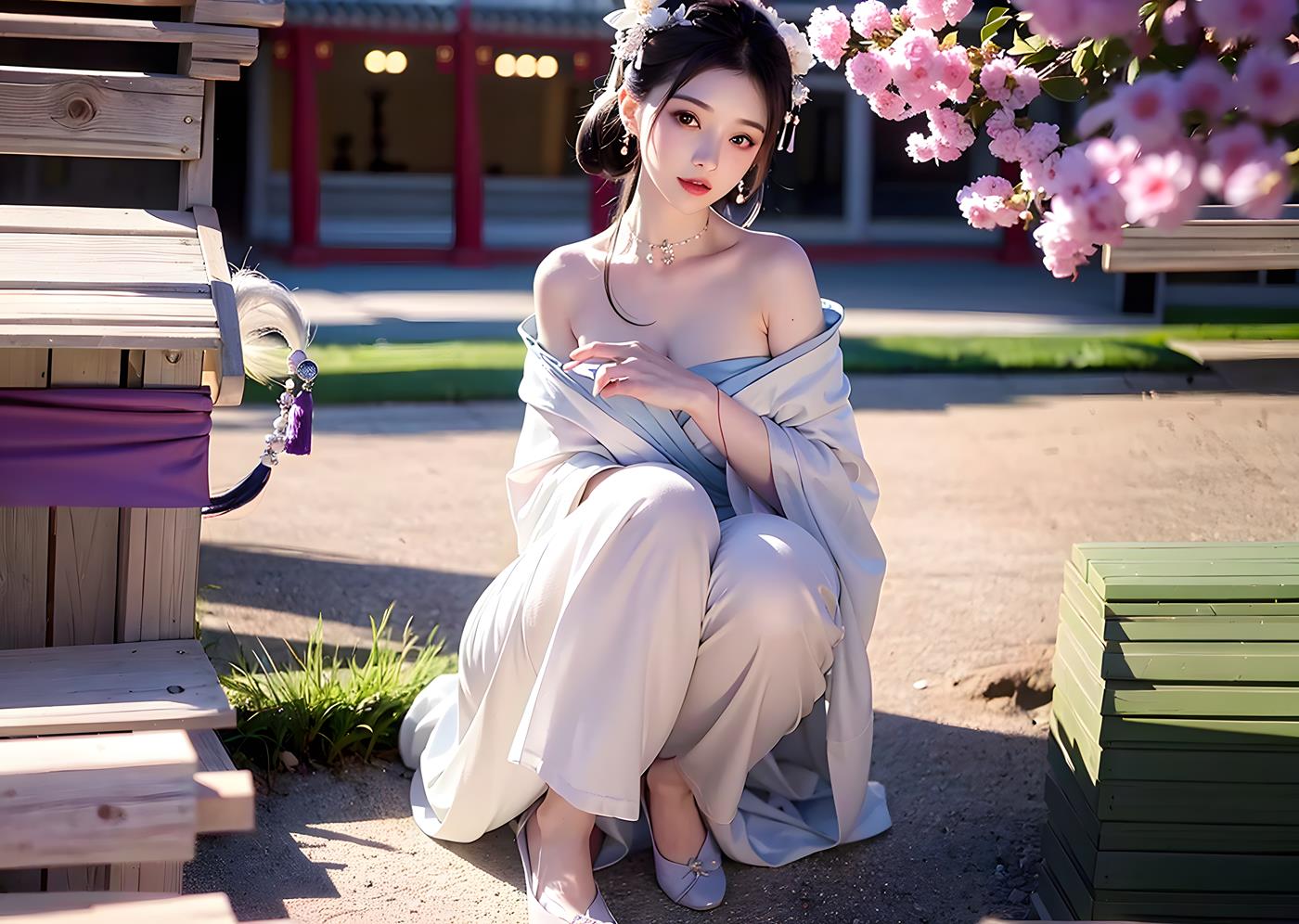 图片[4]-精选AI绘画 005 高清古风女装图[53P]-草丛看图