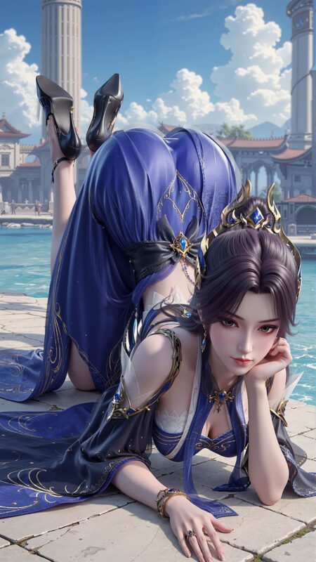 精选AI绘画 782 斗破苍穹-曹颖[15P]-草丛看图