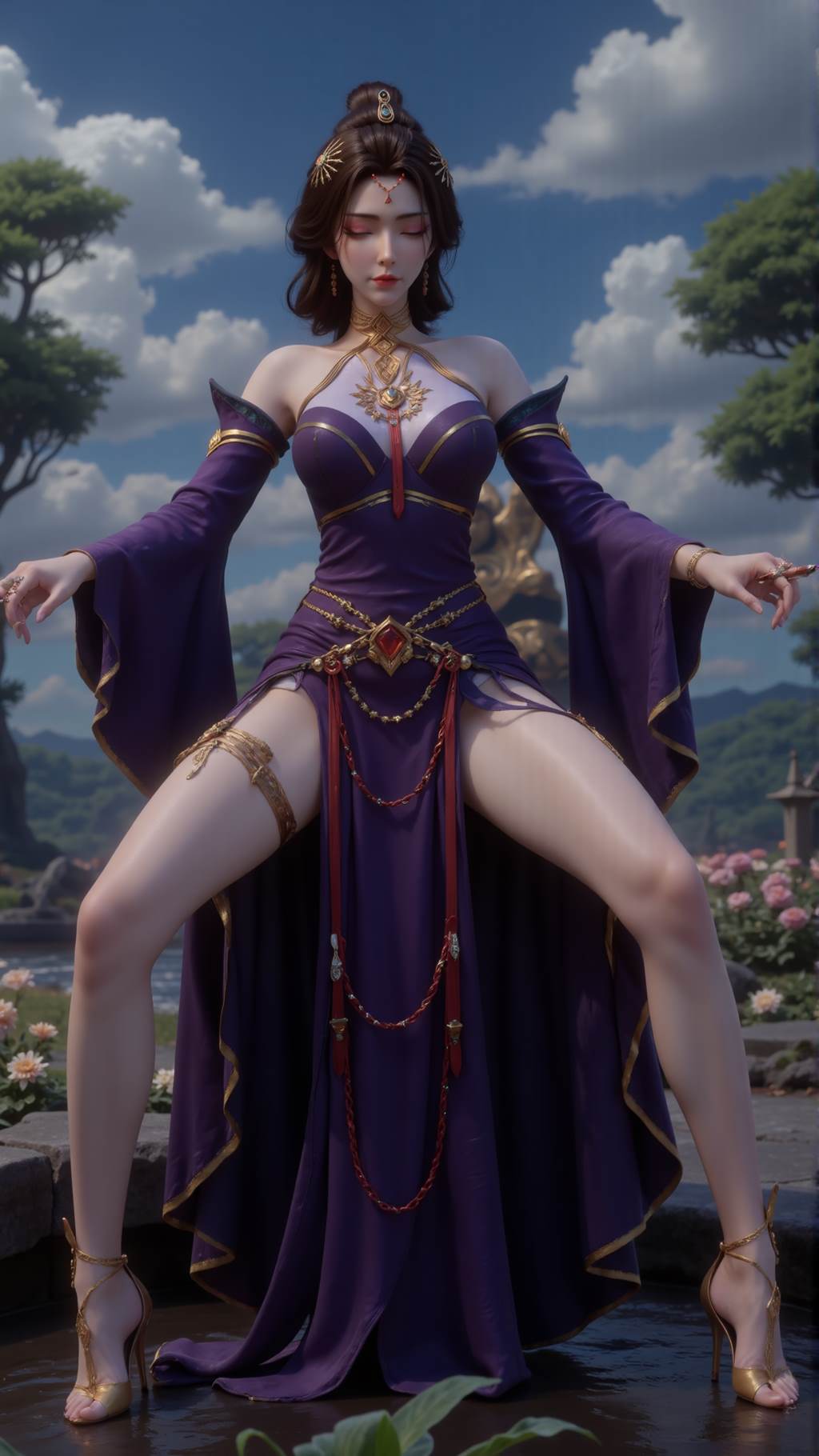 图片[2]-精选AI绘画 790 凡人-紫灵-范静梅-文思月[18P]-草丛看图