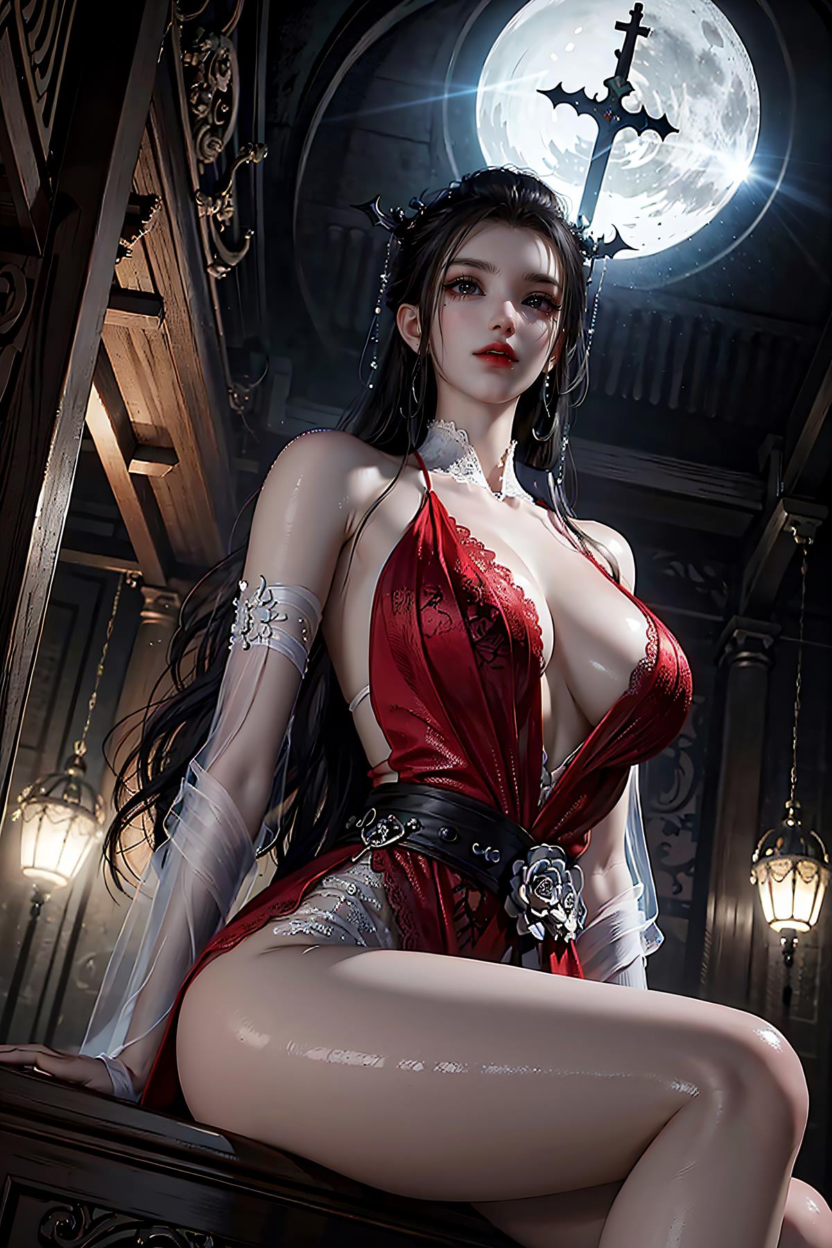 图片[2]-精选AI绘画 620 少年白马醉春风 玥瑶 美腿长裙[44P]-草丛看图