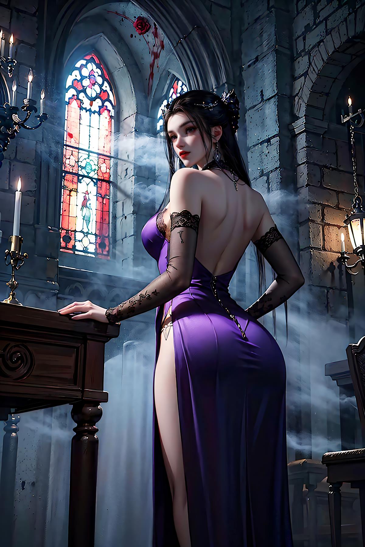 图片[4]-精选AI绘画 620 少年白马醉春风 玥瑶 美腿长裙[44P]-草丛看图