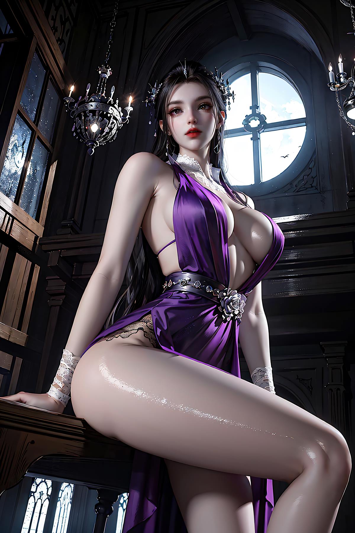 图片[7]-精选AI绘画 620 少年白马醉春风 玥瑶 美腿长裙[44P]-草丛看图