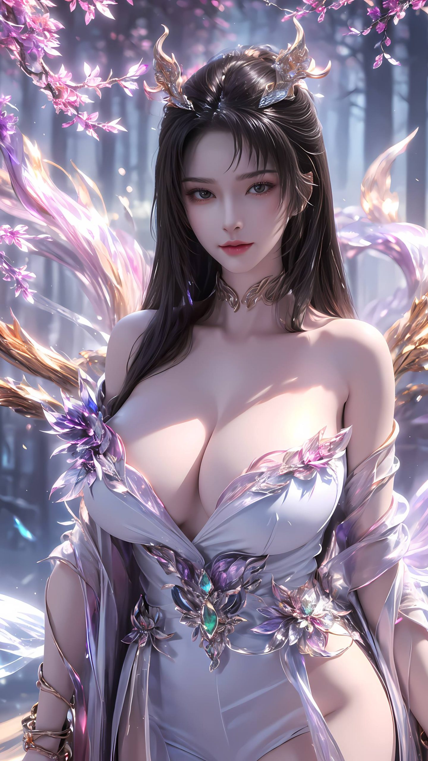 图片[2]-精选AI绘画 102 完美世界-天狐仙子[30P]-草丛看图