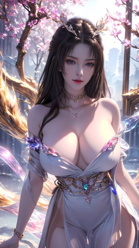 精选AI绘画 102 完美世界-天狐仙子[30P]-草丛看图