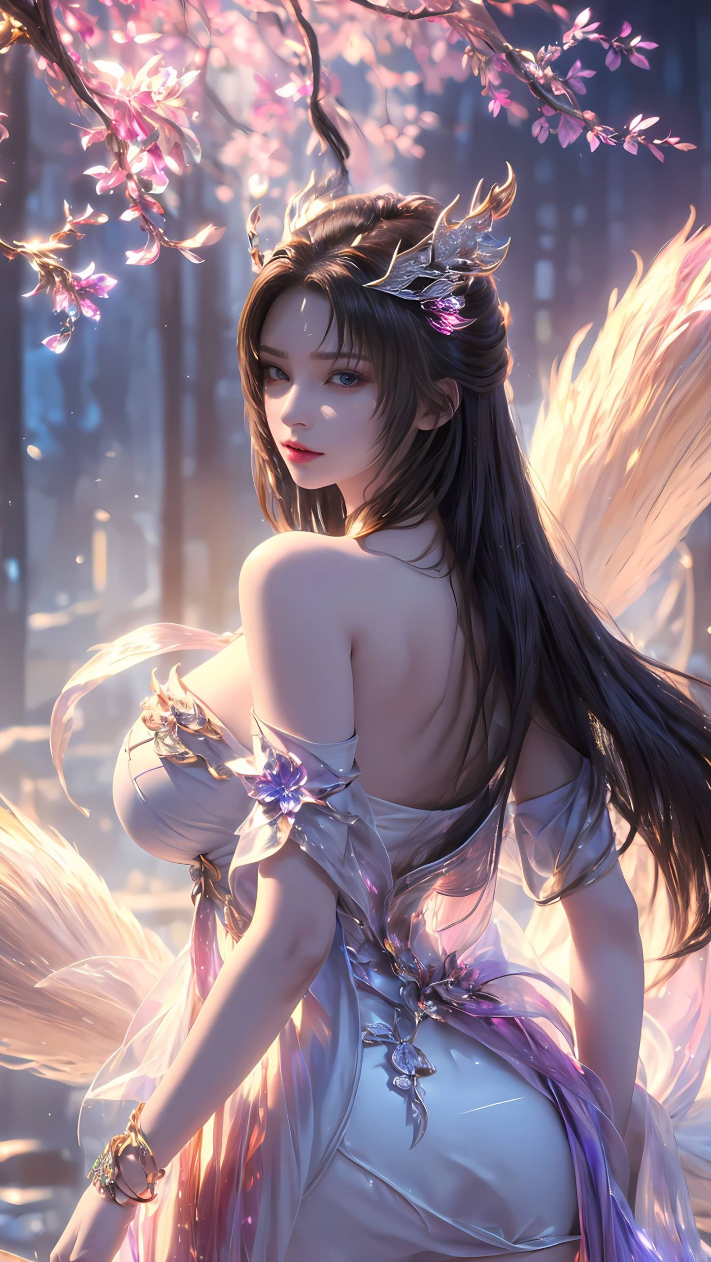 图片[8]-精选AI绘画 102 完美世界-天狐仙子[30P]-草丛看图