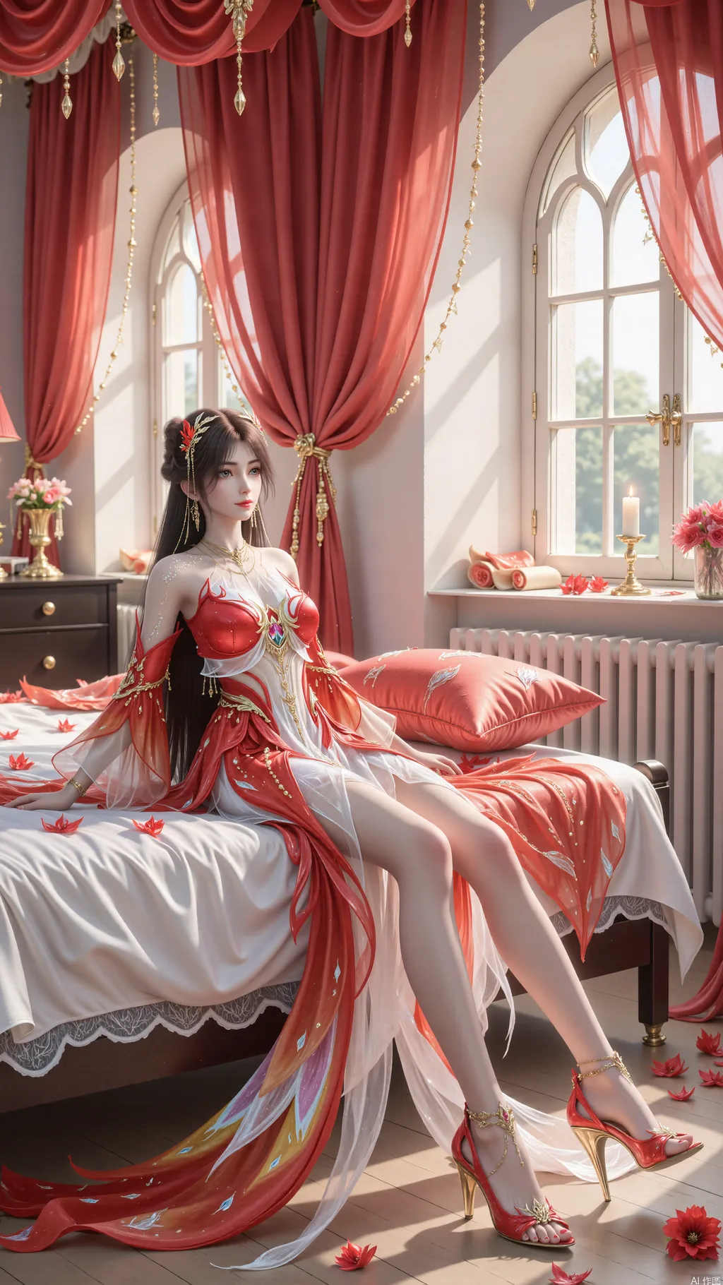 图片[2]-精选AI绘画 836 完美世界-火灵儿[77P]-草丛看图