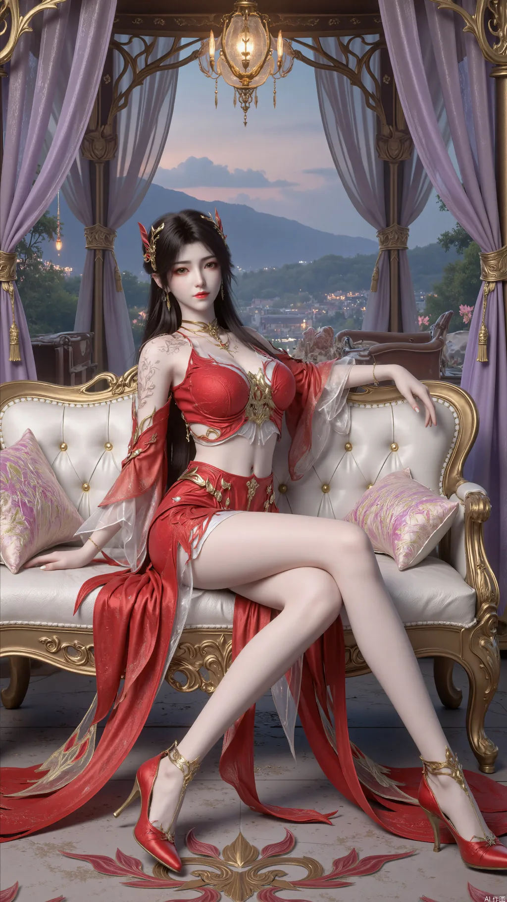 图片[3]-精选AI绘画 836 完美世界-火灵儿[77P]-草丛看图