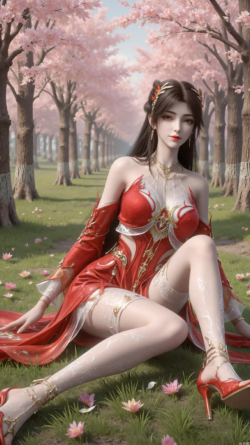 图片[6]-精选AI绘画 836 完美世界-火灵儿[77P]-草丛看图