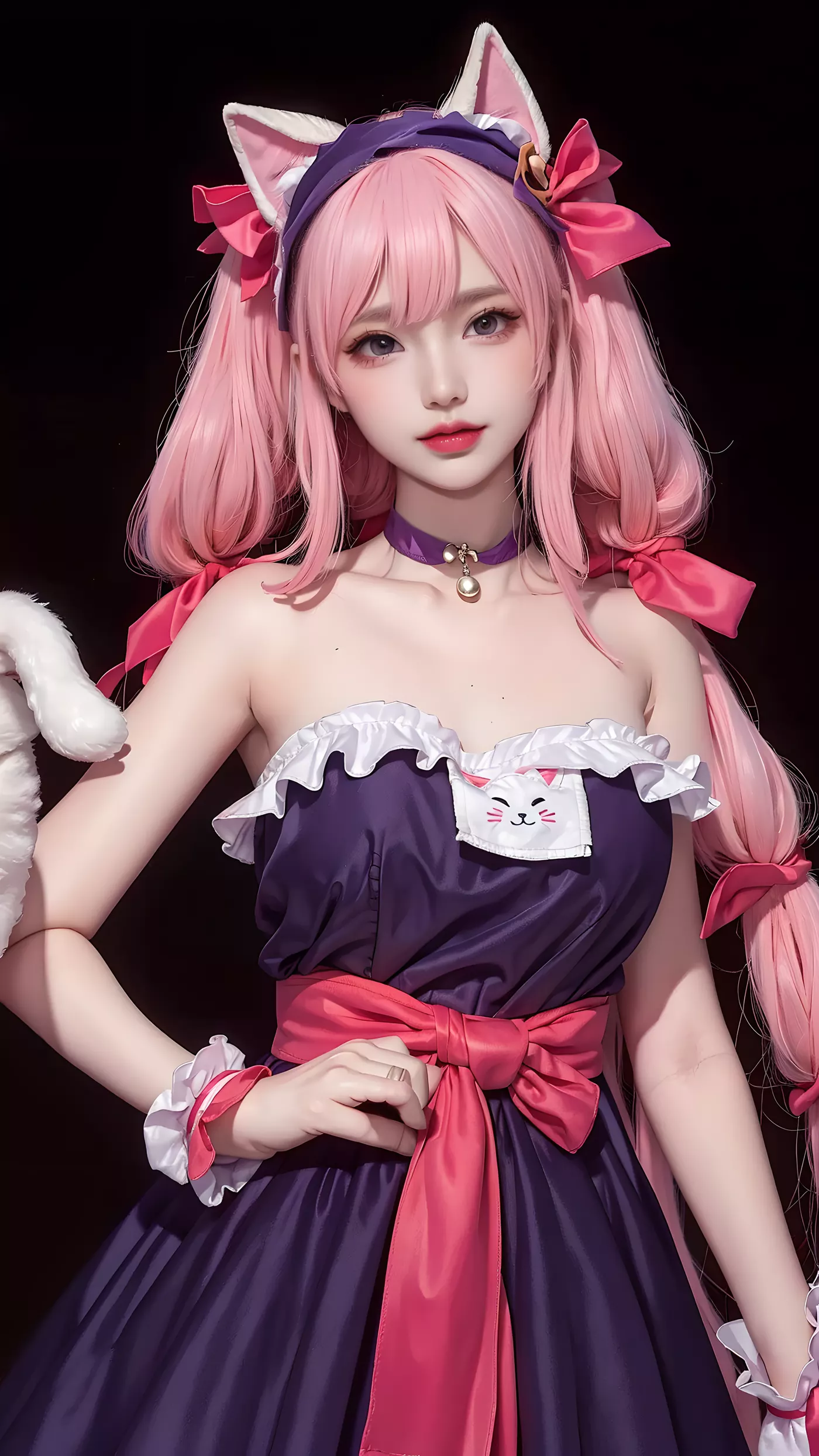 图片[5]-精选AI绘画 448 大乔[49P]-草丛看图