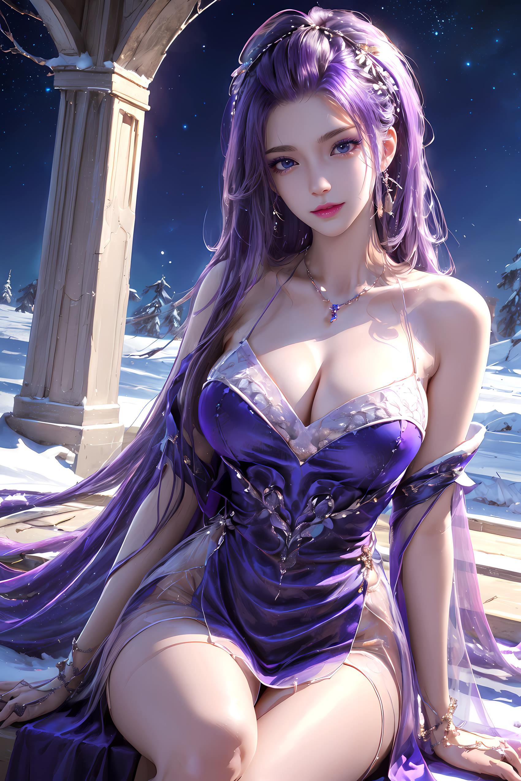 图片[4]-精选AI绘画 061 月姬 Collection[24P]-草丛看图