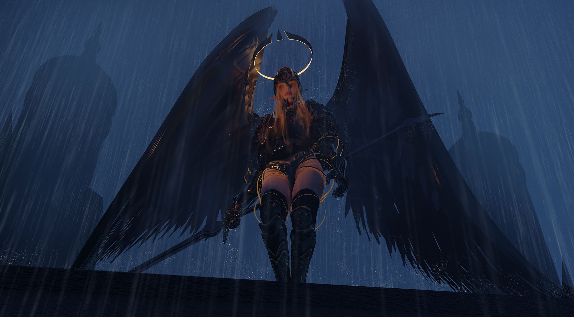 图片[3]-精选AI绘画 059 WLOP鬼刀二次元插画图集合辑2023.01-05 [67P]-草丛看图