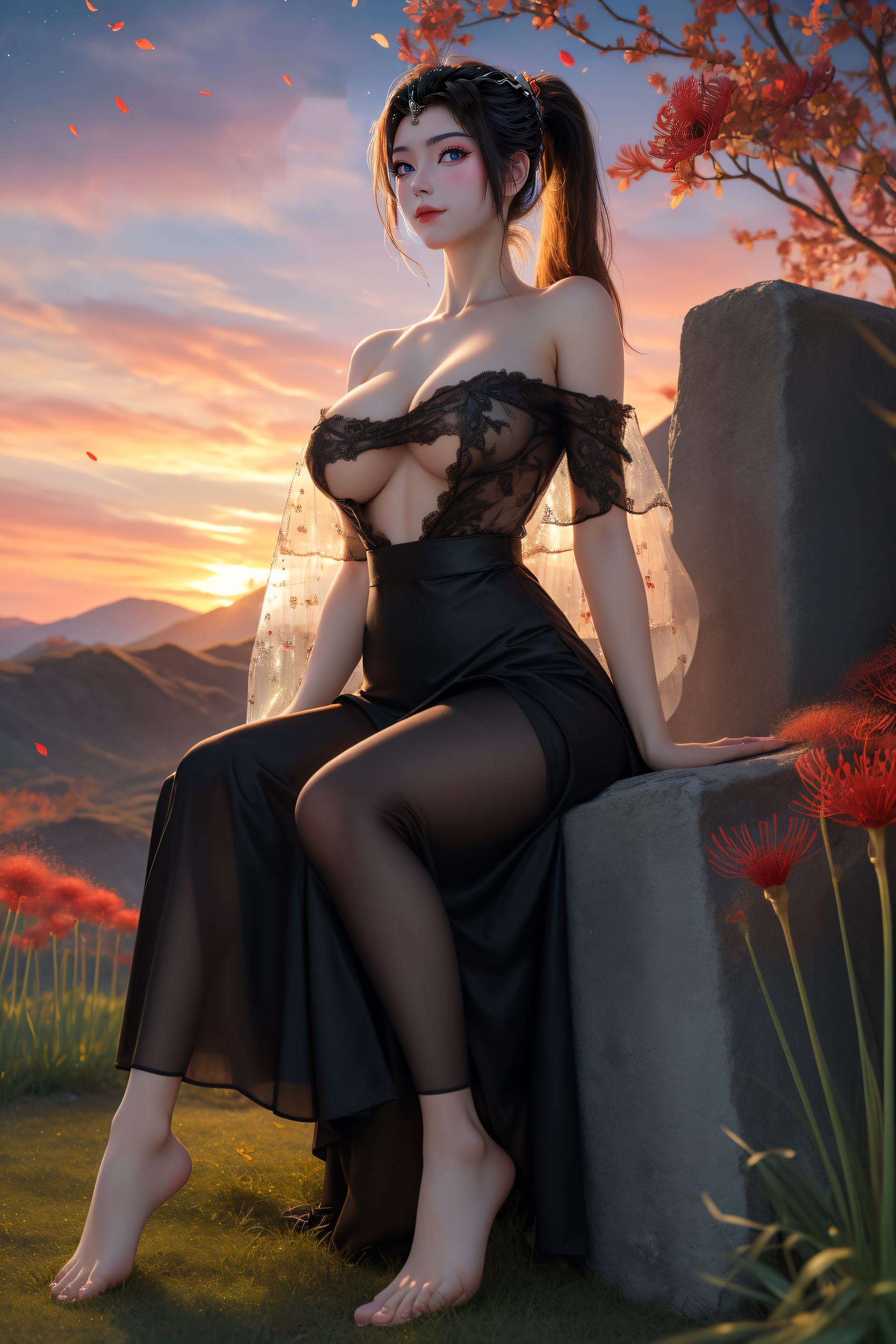 图片[5]-精选AI绘画 326 元瑶[27P]-草丛看图