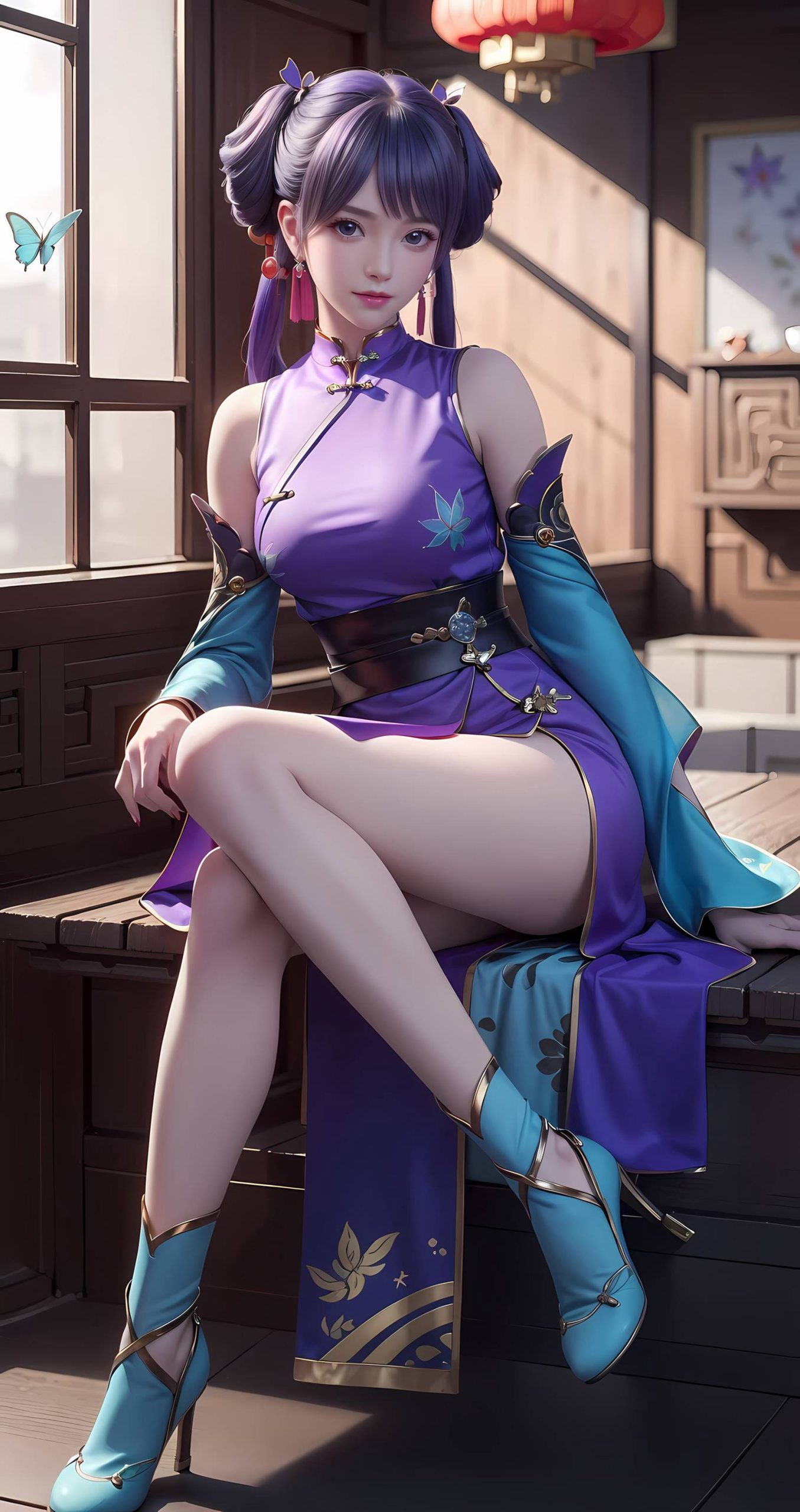 图片[2]-AI绘画 284 韩雪旗袍[40P]-草丛看图