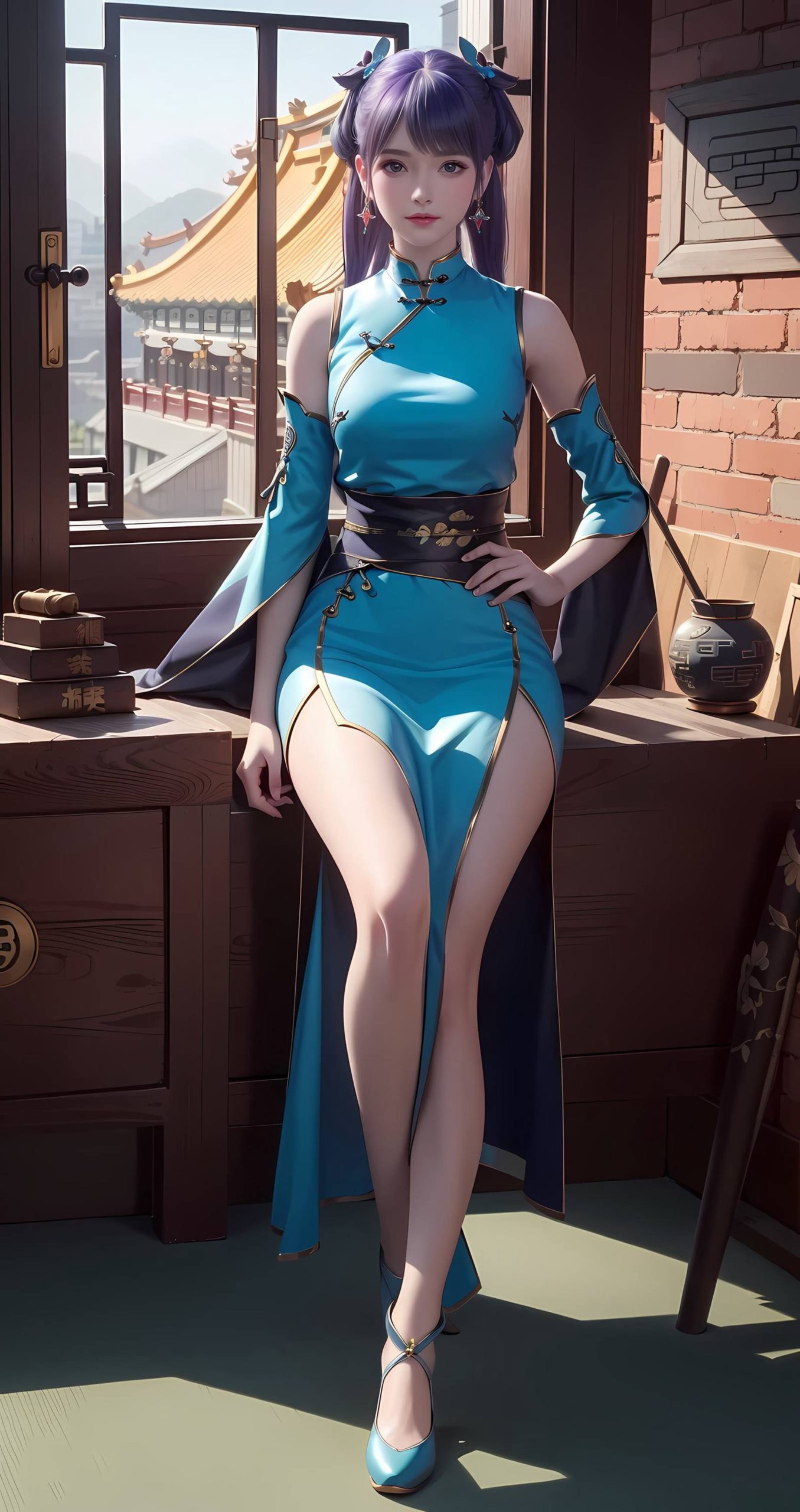 图片[3]-AI绘画 284 韩雪旗袍[40P]-草丛看图