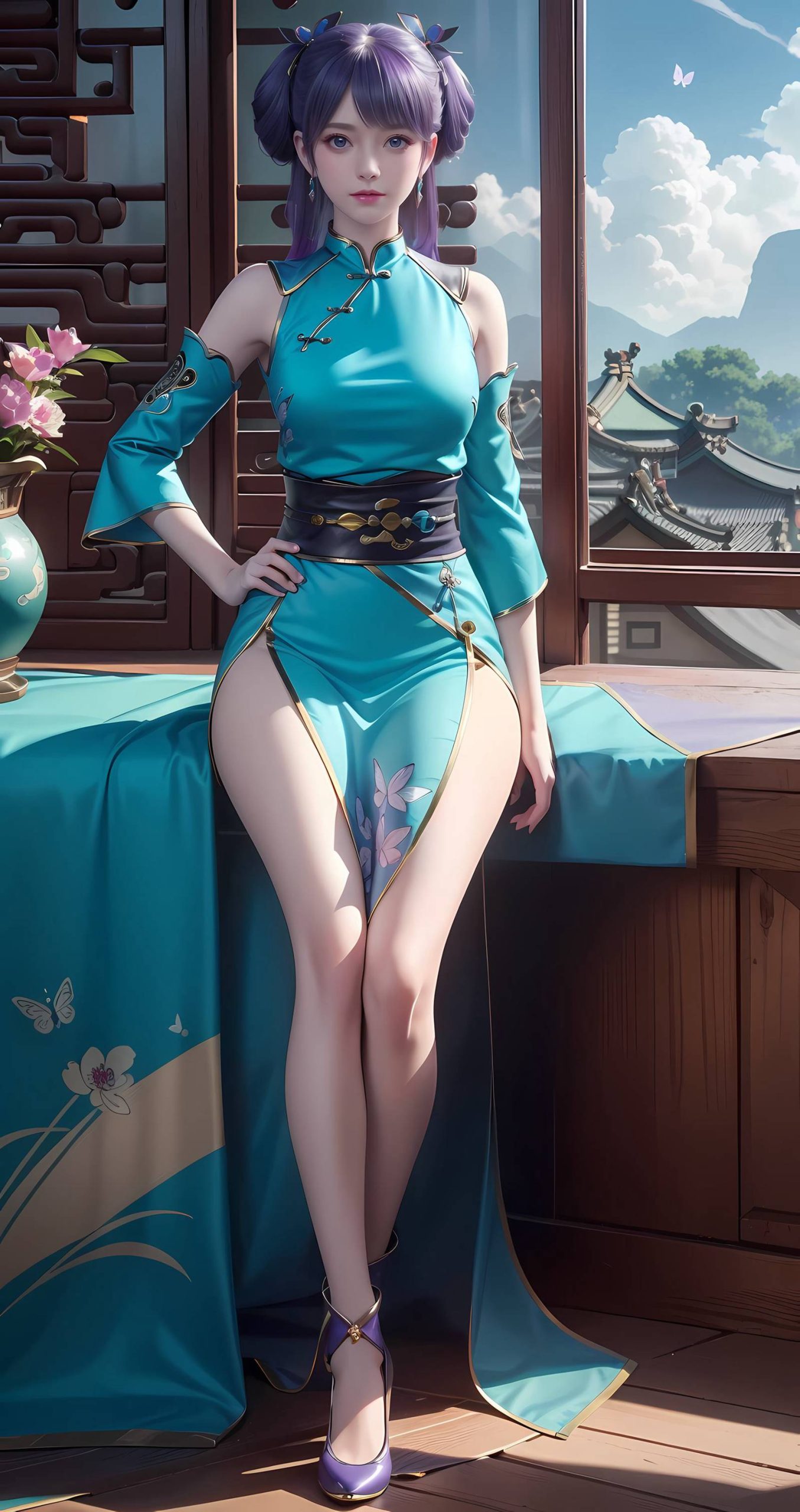 图片[7]-AI绘画 284 韩雪旗袍[40P]-草丛看图