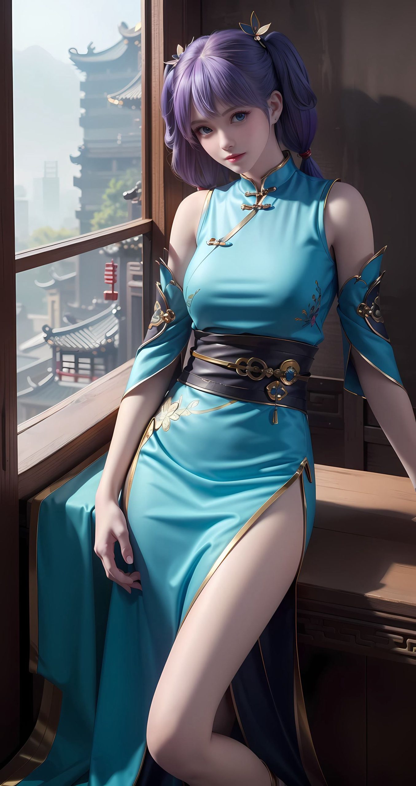 图片[8]-AI绘画 284 韩雪旗袍[40P]-草丛看图