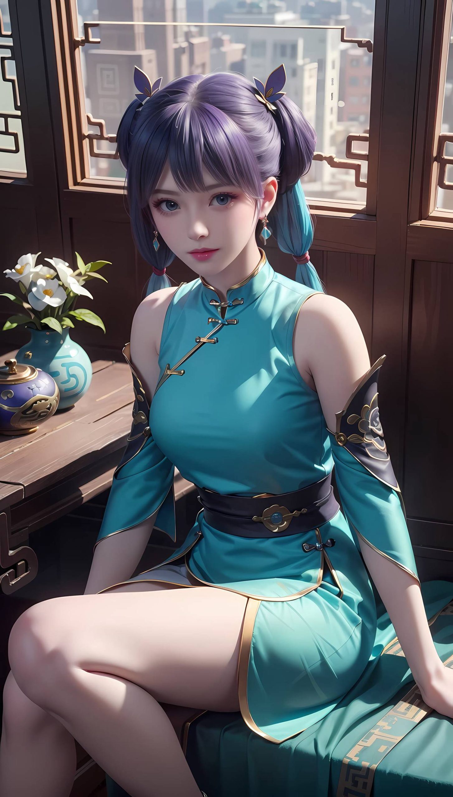 图片[1]-AI绘画 284 韩雪旗袍[40P]-草丛看图