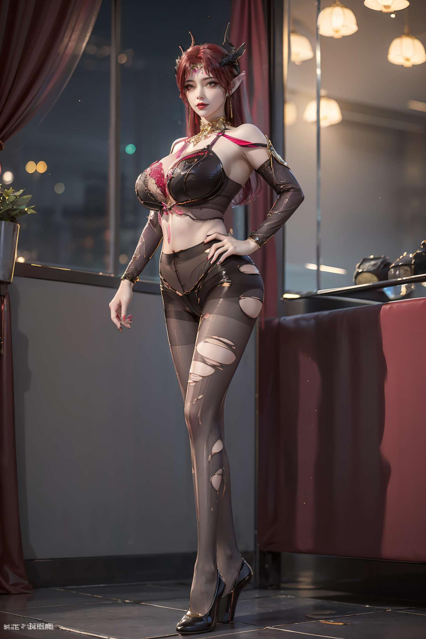 图片[4]-精选AI绘画 513 妖夜[55P]-草丛看图