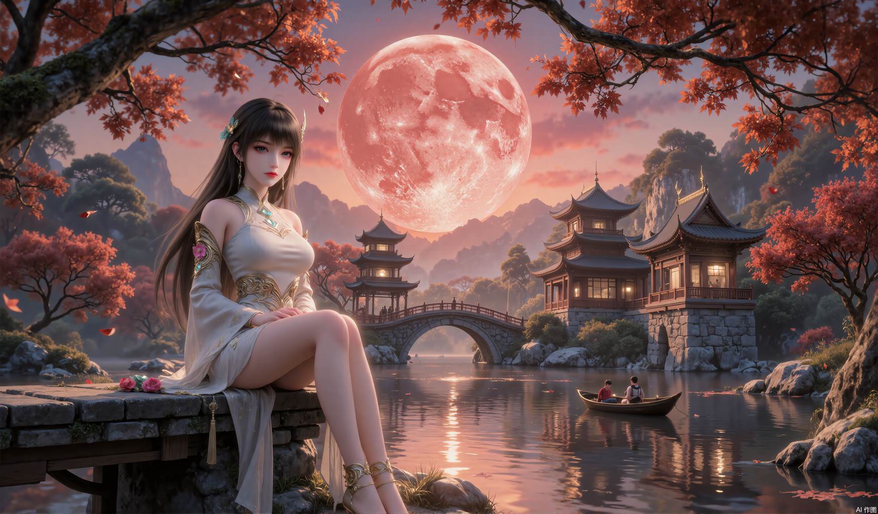 图片[4]-精选AI绘画 796 林紫玥[75P]-草丛看图