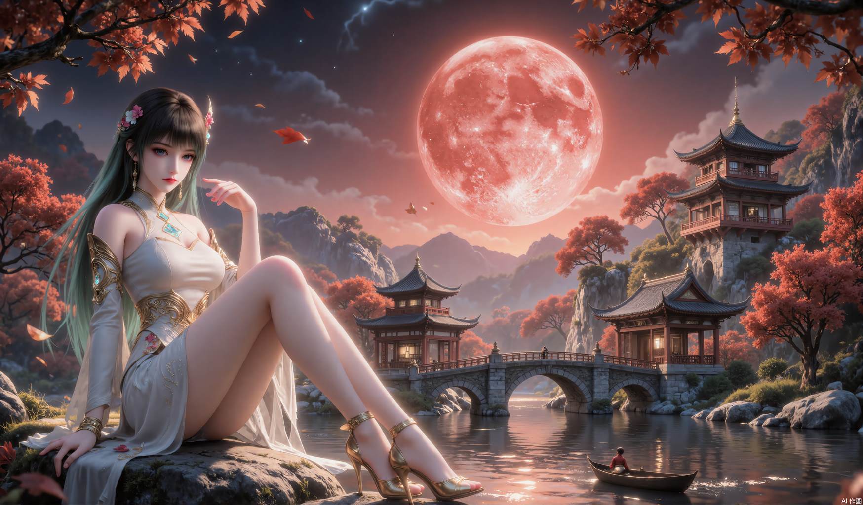 图片[6]-精选AI绘画 796 林紫玥[75P]-草丛看图