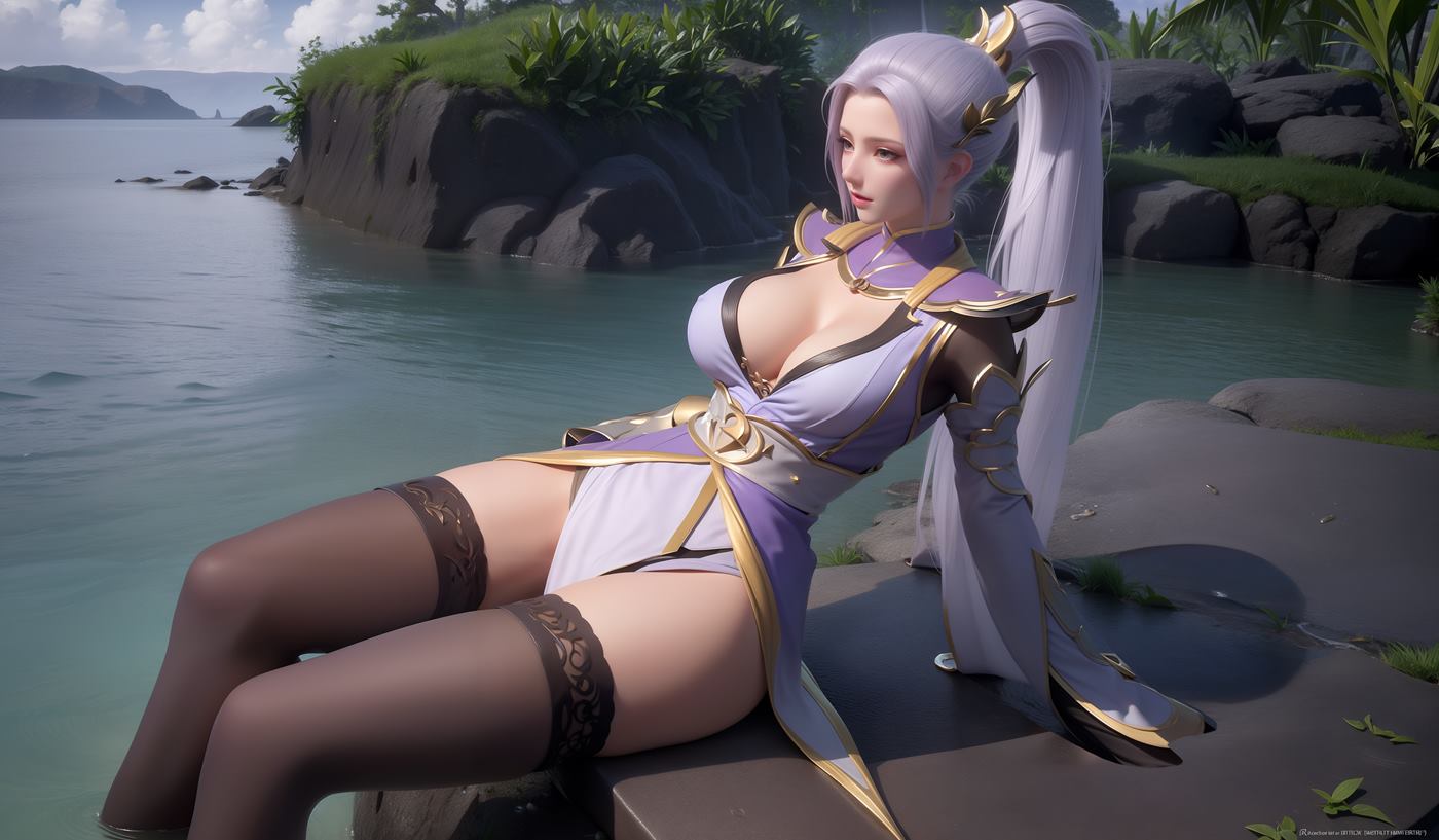 图片[3]-精选AI绘画 499 波赛西白亦君部分[46P]-草丛看图