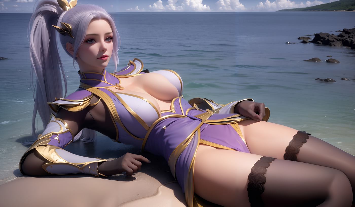 图片[4]-精选AI绘画 499 波赛西白亦君部分[46P]-草丛看图