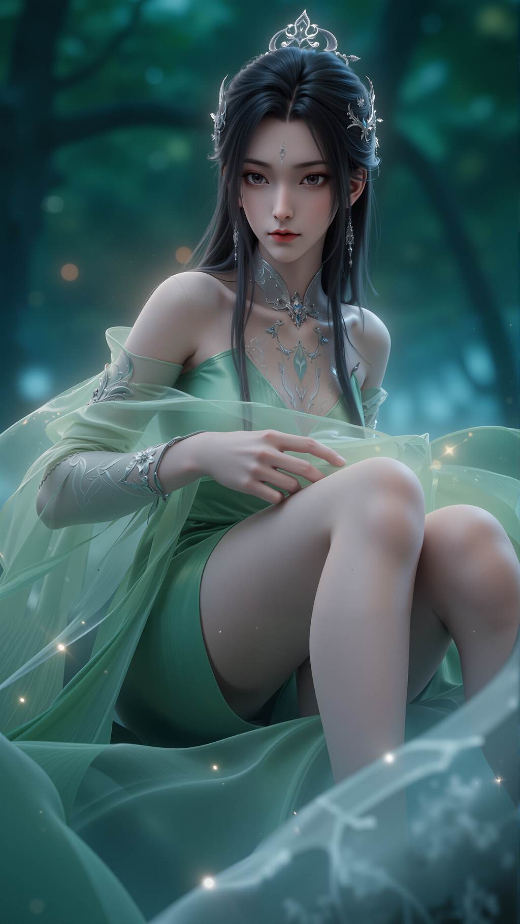 图片[6]-精选AI绘画 772 诛仙-陆雪琪[18P]-草丛看图