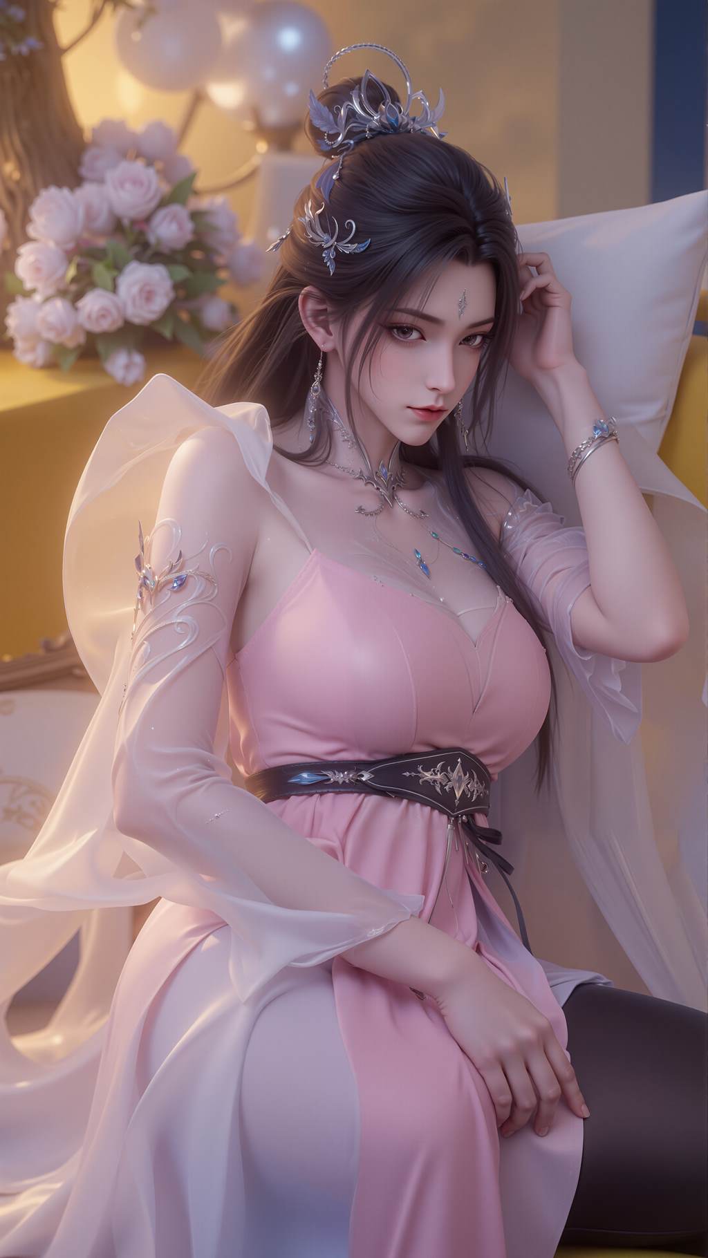 图片[3]-精选AI绘画 772 诛仙-陆雪琪[18P]-草丛看图