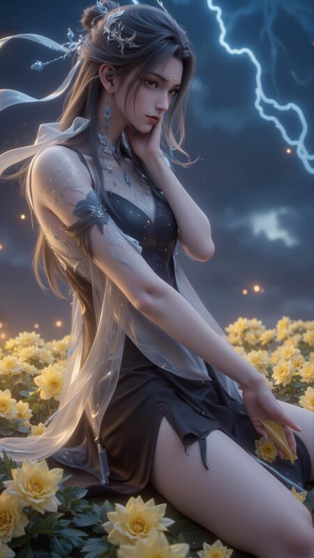 精选AI绘画 820 诛仙-陆雪琪[18P]-草丛看图