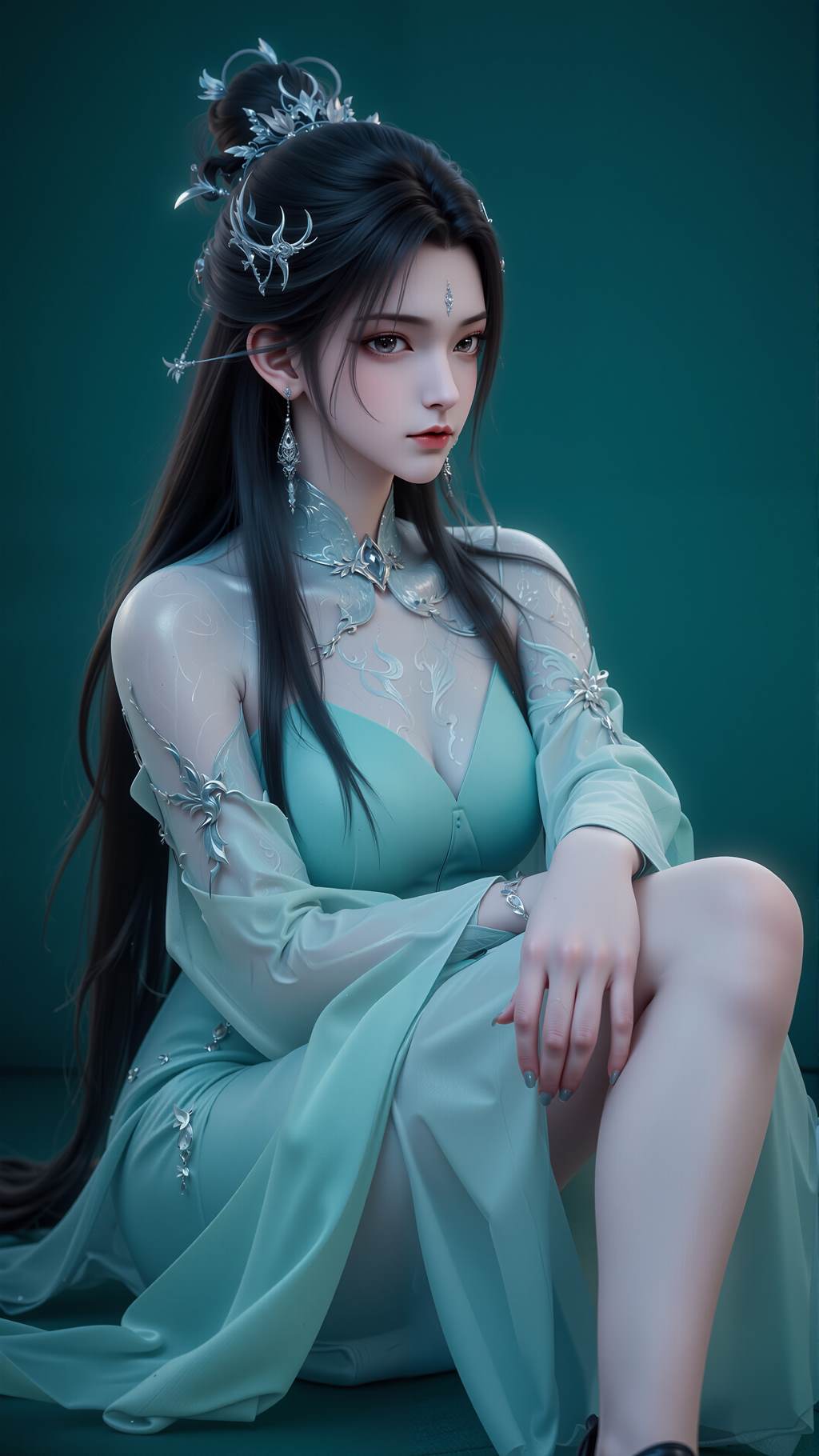 图片[2]-精选AI绘画 772 诛仙-陆雪琪[18P]-草丛看图