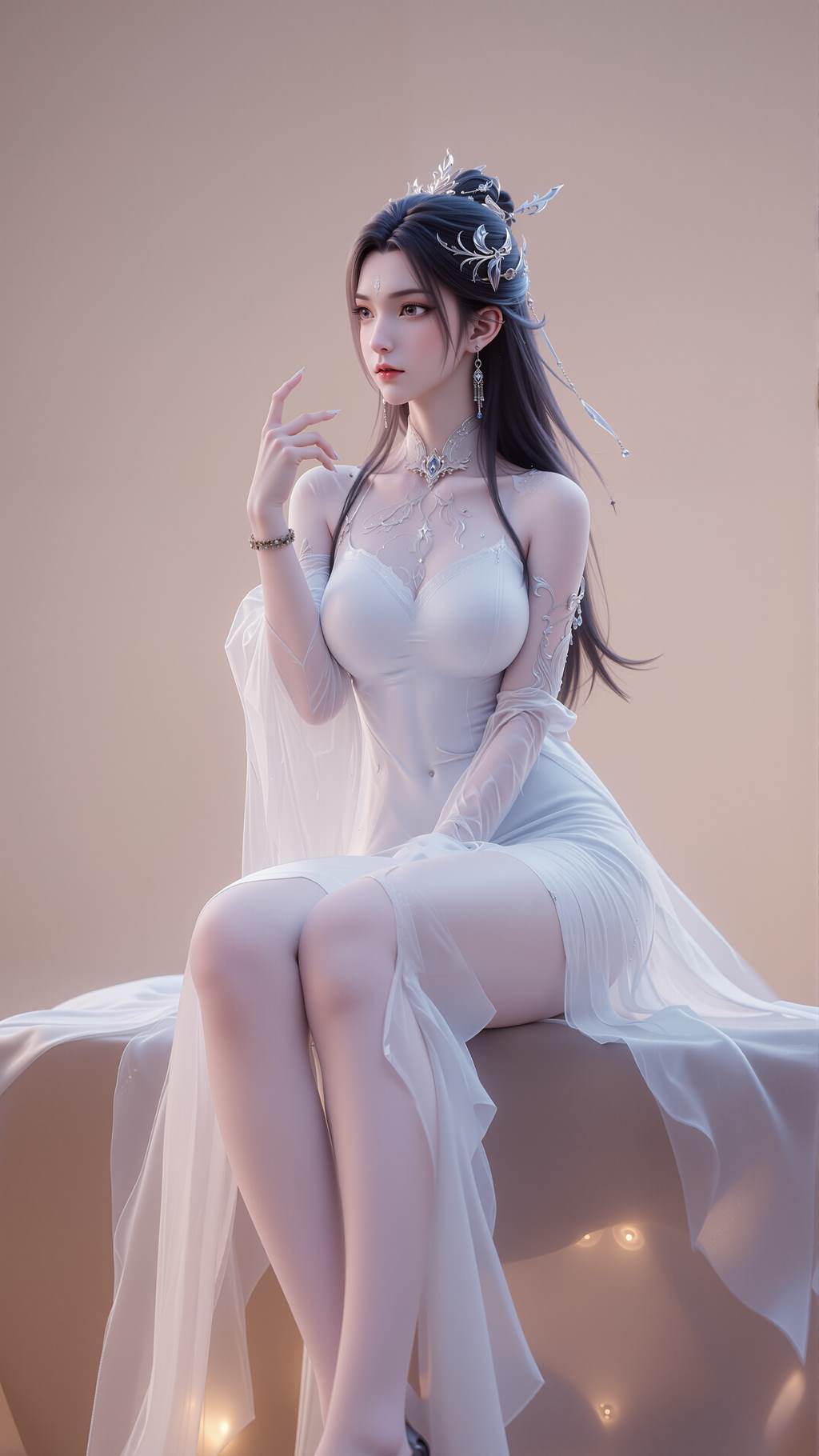 图片[1]-精选AI绘画 772 诛仙-陆雪琪[18P]-草丛看图