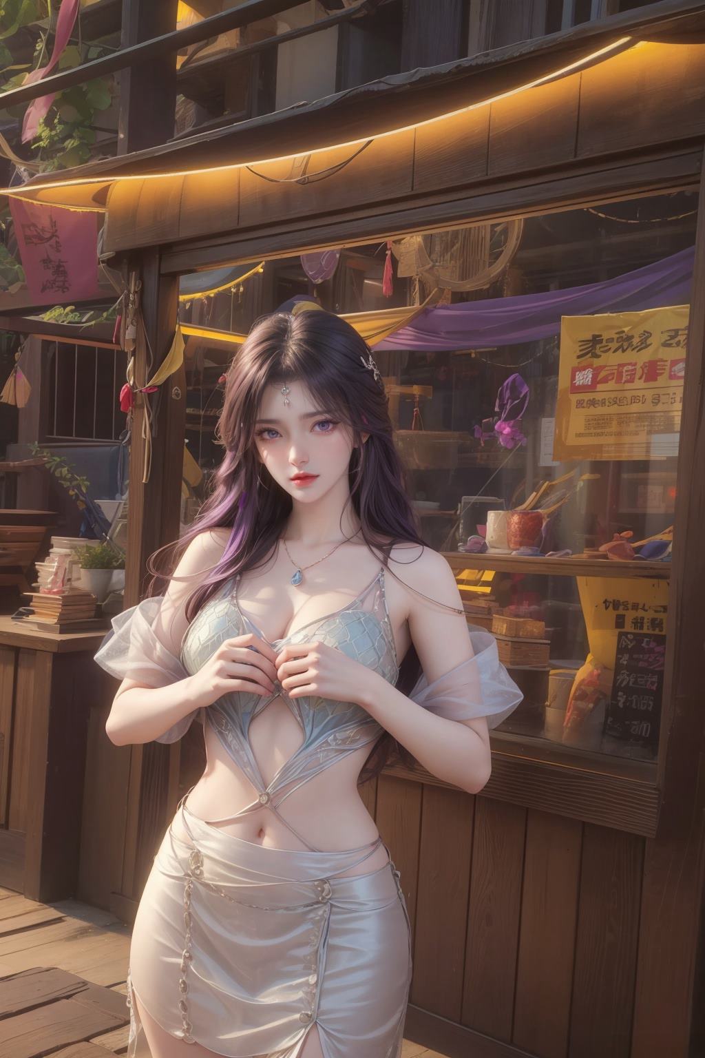 图片[3]-精选AI绘画352 云曦[22P]-草丛看图